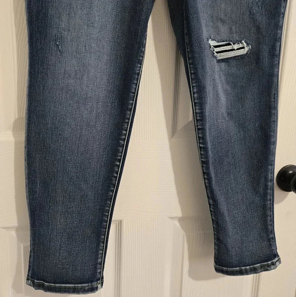 Maurices Everflex Highrise Women's Jeans Sz 18 Skinny Ankle Dark Wash Plus Size - Picture 5 of 13